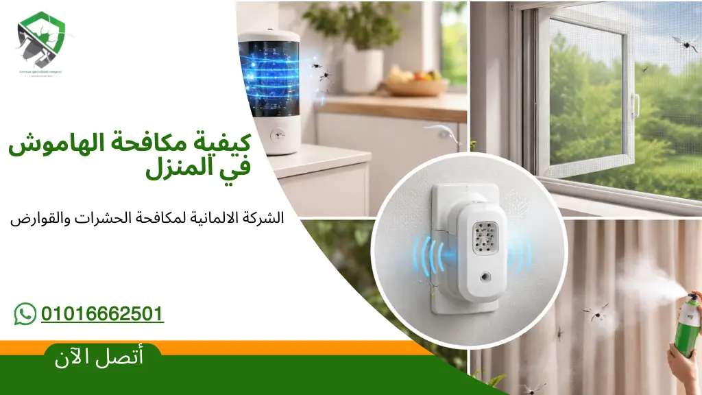 كيفية مكافحة الهاموش في المنزل